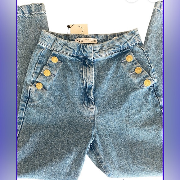 Zara Sailor Nautical Jeans - 24 - Picture 2 of 11